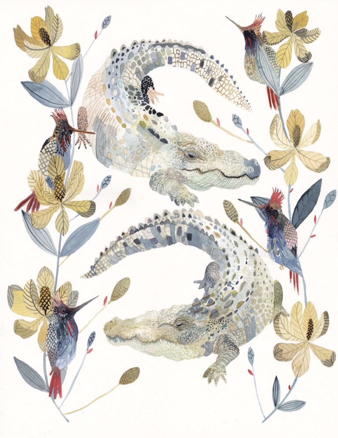 16 Michelle Morin Coloridos pájaros y flores Imágenes y Arte