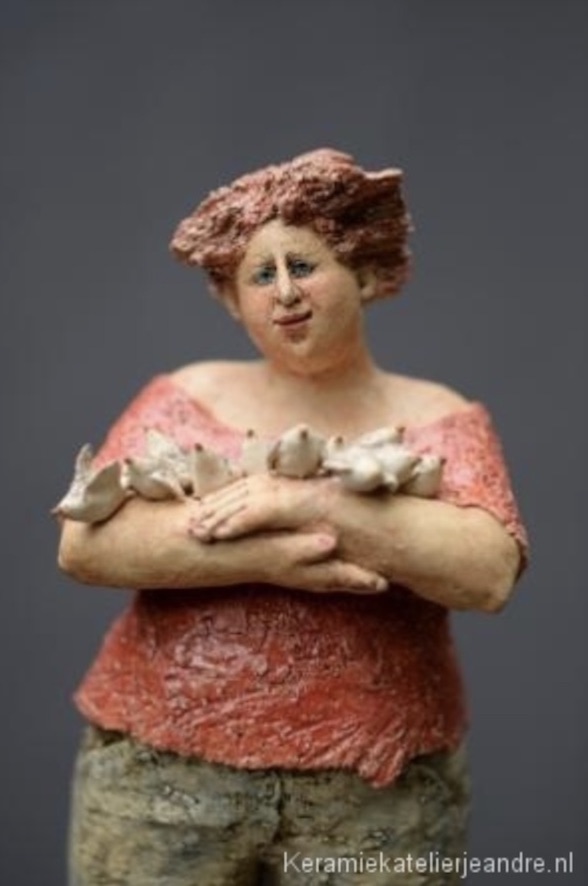 Jeanne Te Dorsthorst 1 figura femenina en cerámica Imágenes y Arte