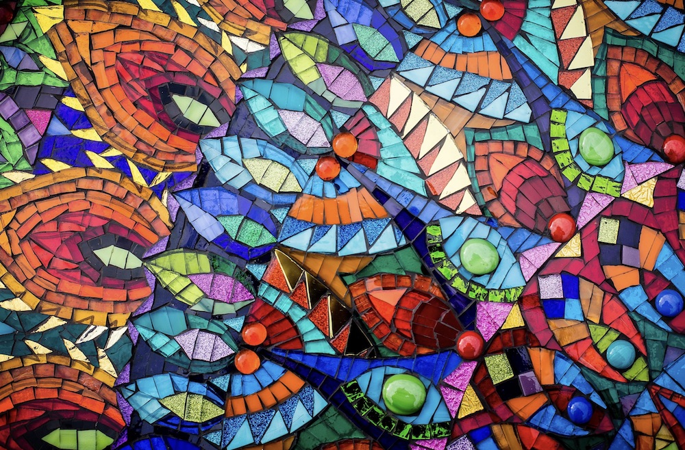 Julie Edmunds 25 Mosaicos de colores Imágenes y Arte