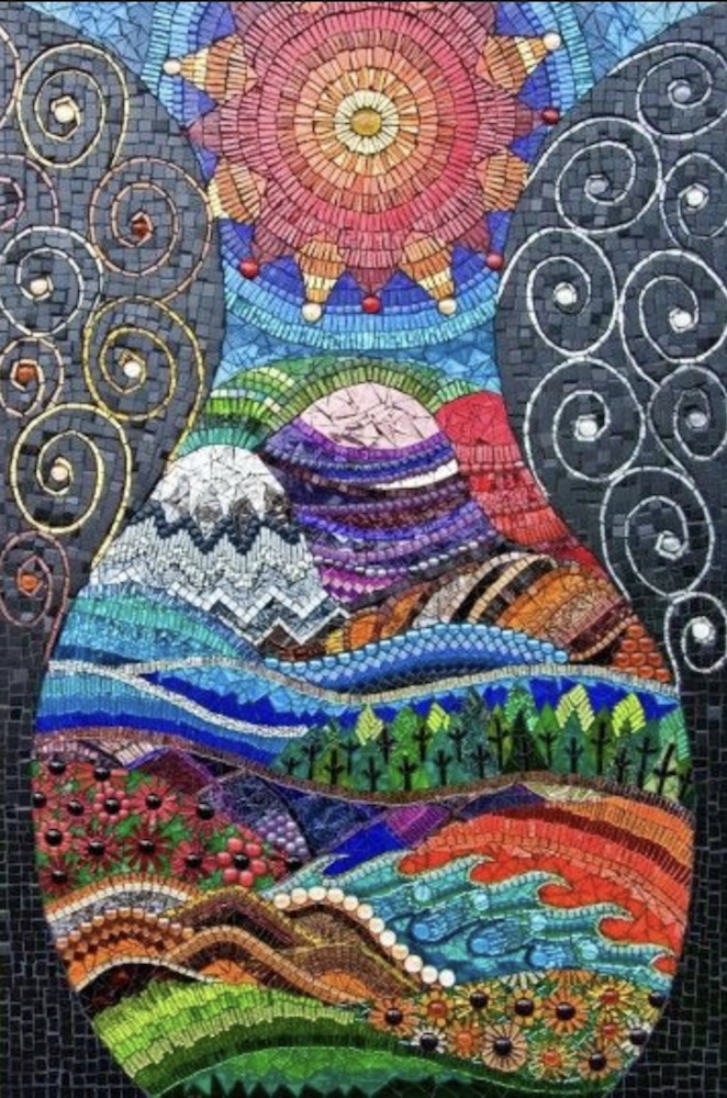 Julie Edmunds 9 Mosaicos de colores Imágenes y Arte