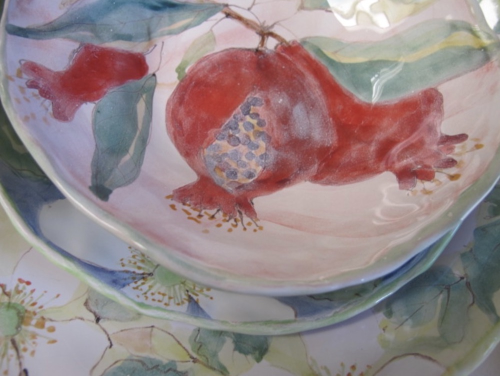 Laurie Curtis 14 Acuarela sobre cerámica Imágenes y Arte