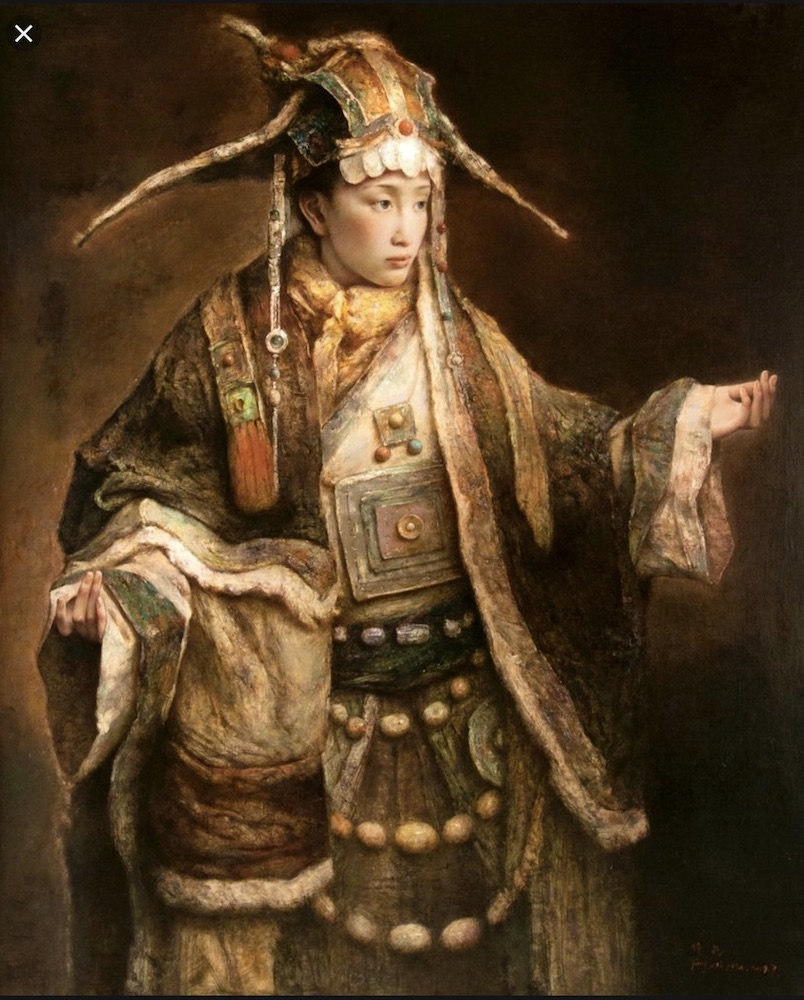 Tang Wei Min 3 Elegancia china Imágenes y Arte