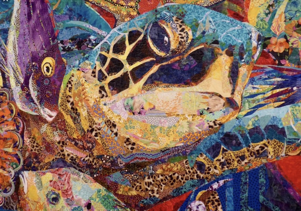 Danny Amazonas 14 Coloridos colages textiles Imágenes y Arte